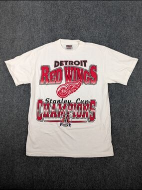 Vintage 1997 Detroit Red Wings Stanley Cup Champions Shirt Oneita XL